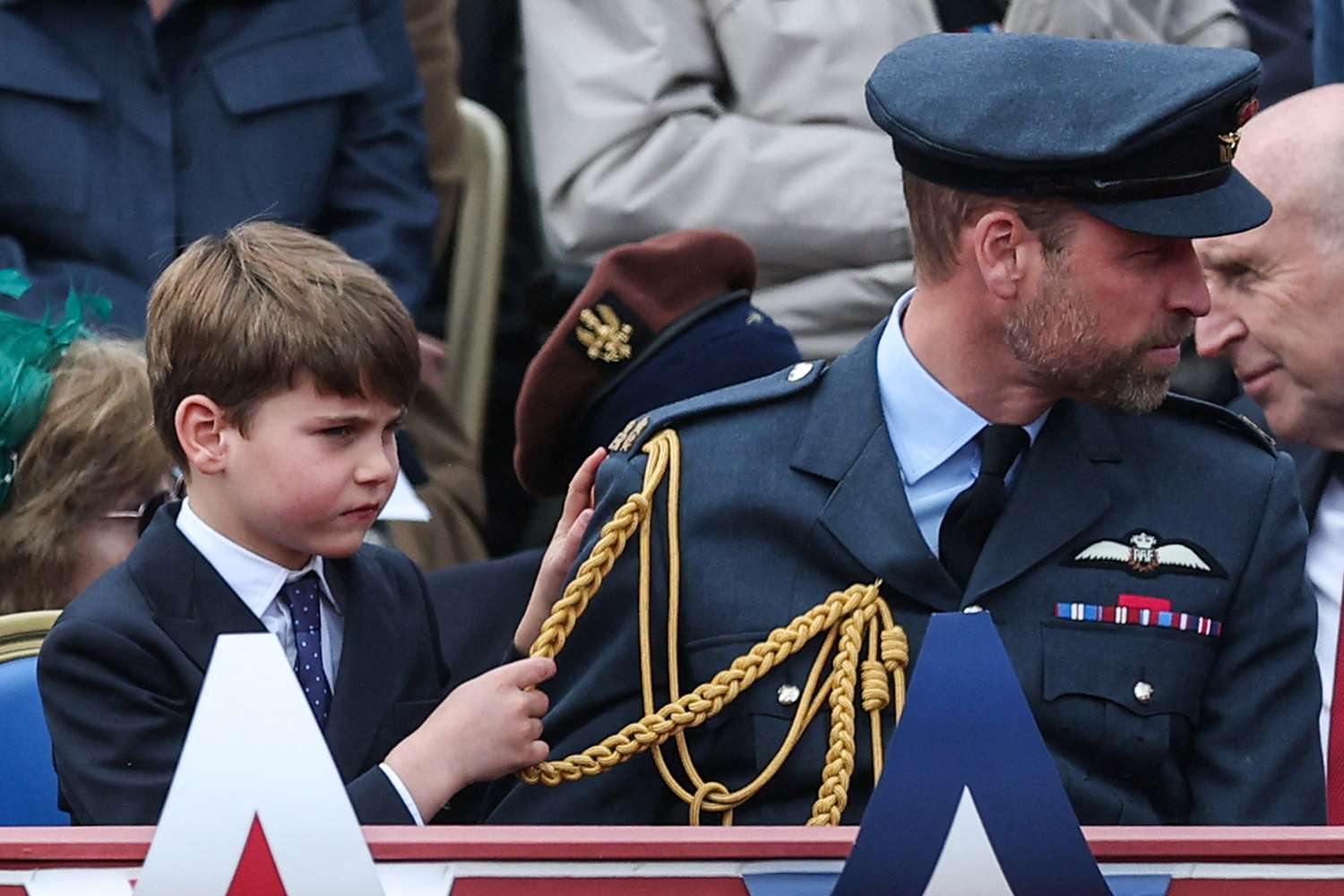 Prince Louis Pulls on Prince William's Uniform in Playful Moment