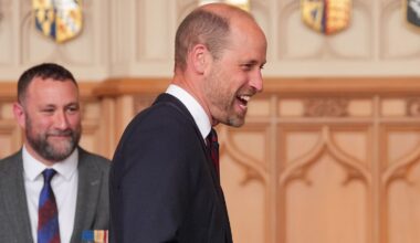 Prince William Joins King Charles and Queen Camilla at Royal Reception