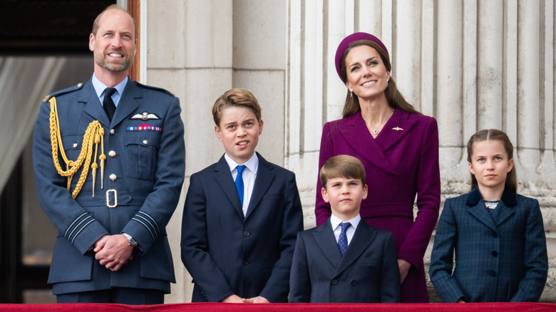 The royal family celebrates VE Day