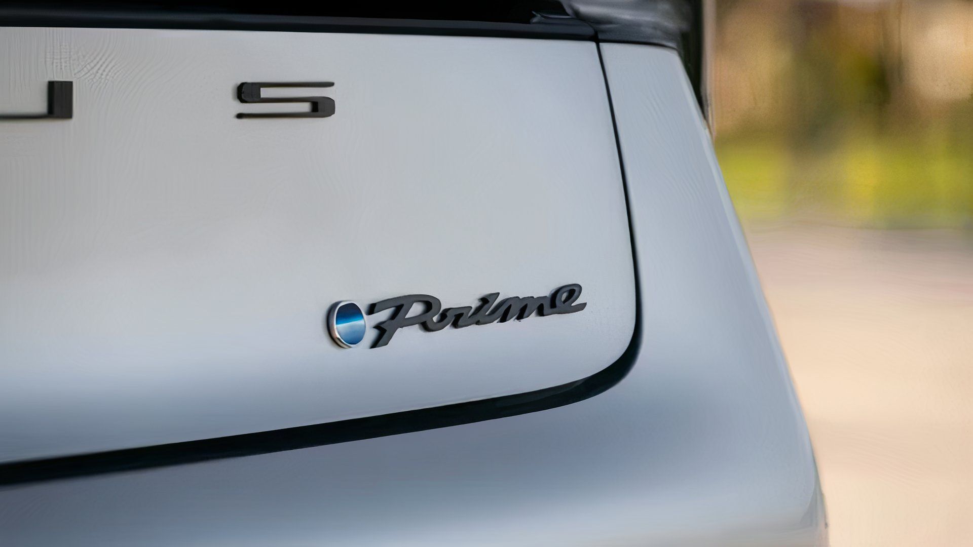 Prius Prime rear badge