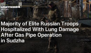 Majority of Elite Russian Troops Hospitalized With Lung Damage After Gas Pipe Operation in Sudzha