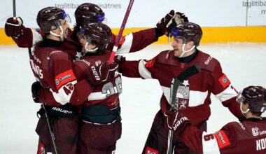Latvia racks up another win in hockey warm-up series / Article