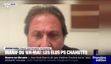 1er-Mai: le cortège du PS agressé pendant la manifestation parisienne,4 élus sont légèrement blessés