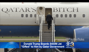 To gift an airplane