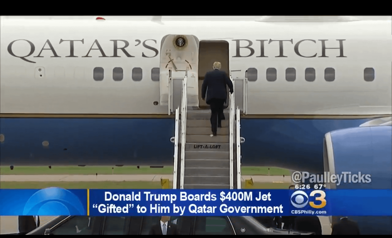 To gift an airplane