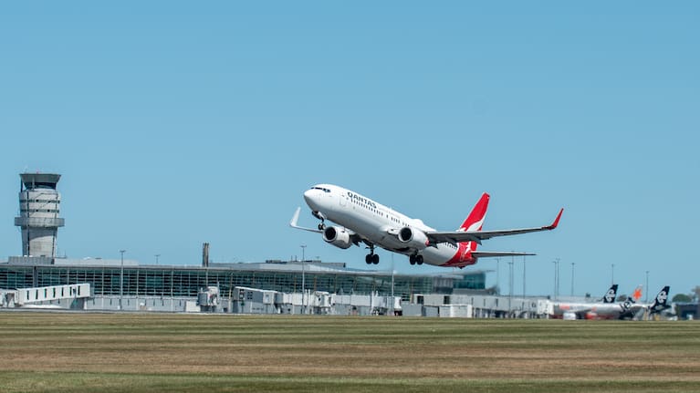 Qantas in Christchurch