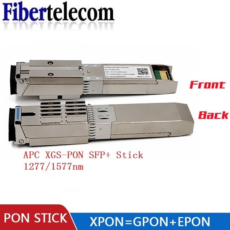 Using UXG-Fiber with XGS-PON Onu SFP+ with Sunrise
