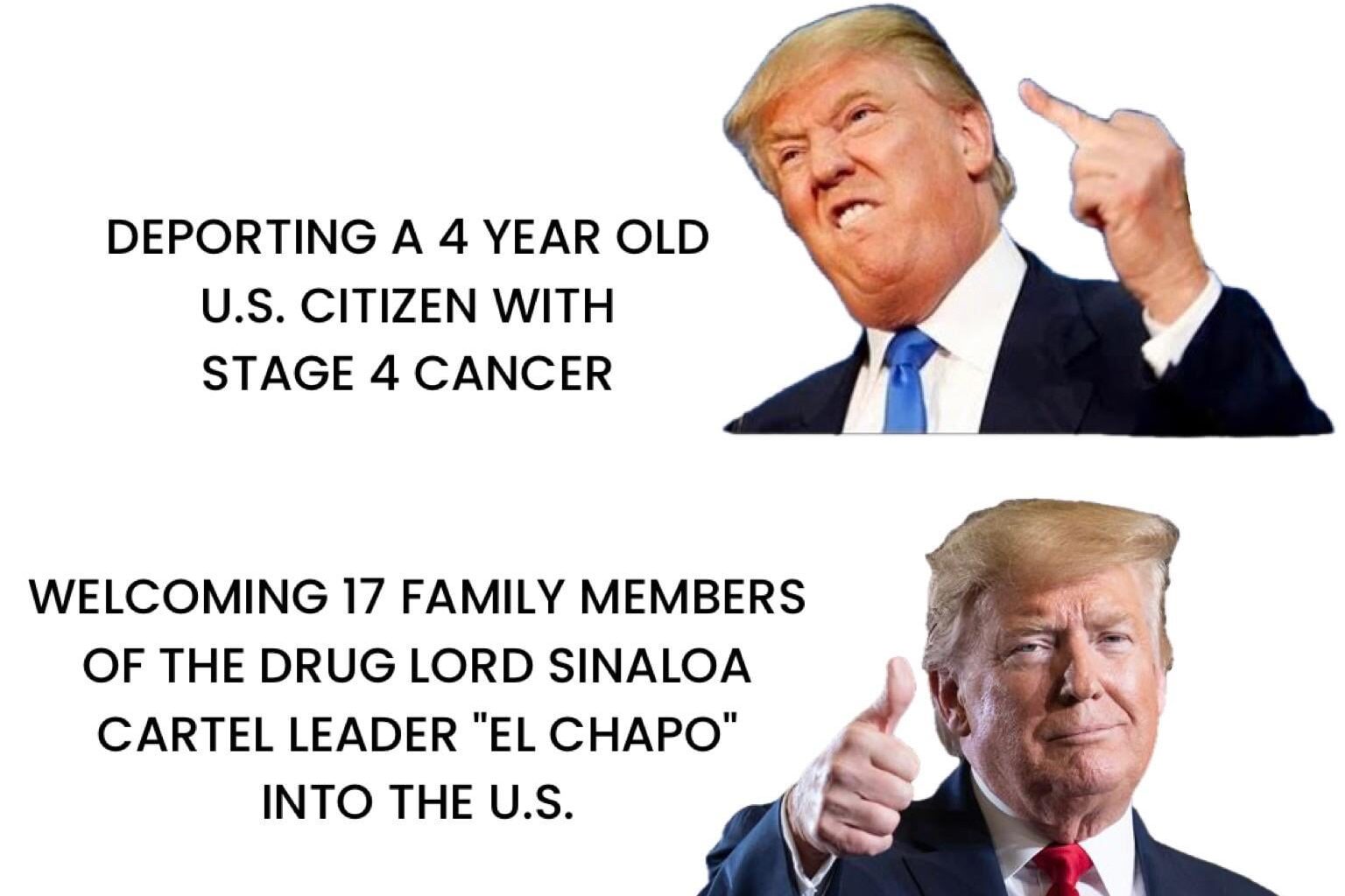 In all fairness, the toddler was suspected of being a narcoterrorist.