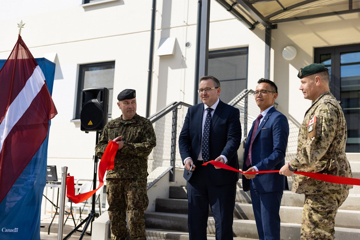 Barracks for NATO's multinational brigade unveiled in Ādaži, Latvia / Article