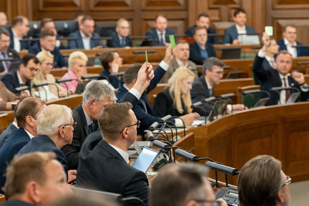 Saeima session May 29, 2025