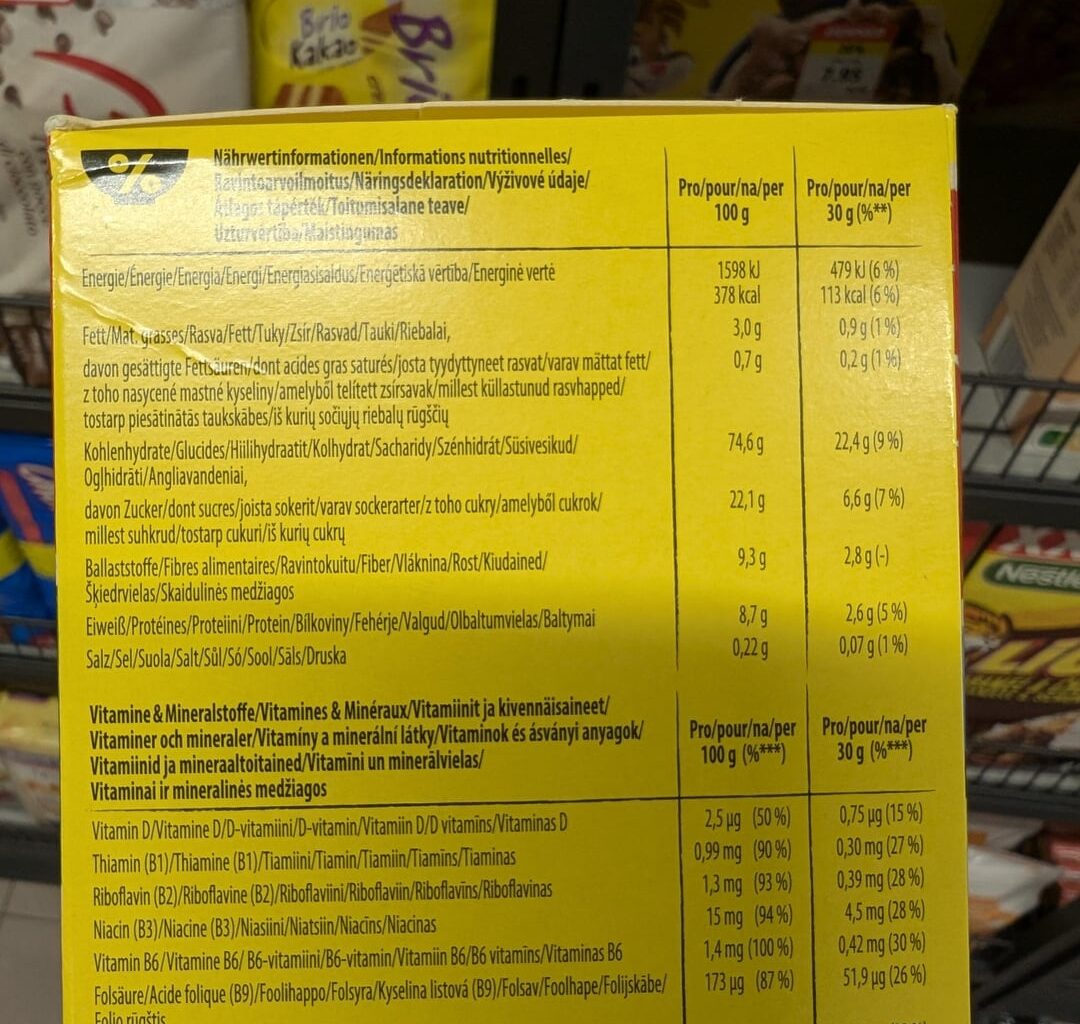 How can 22 grams of sugar be a Nutriscore A?