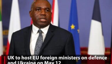 On May 12, EU foreign ministers convene in London with UK’s David Lammy to tackle Ukraine support and regional security. UK to unveil new Russia sanctions. Meeting sets stage for upcoming EU-Starmer summit.