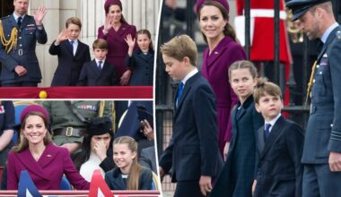 Royal family puts on a united front on VE Day after Prince Harry's bombshell plea to reconcile