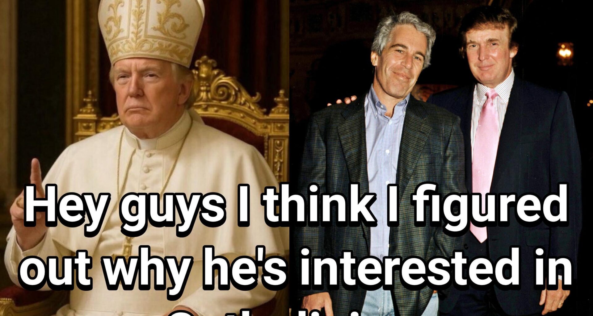 Well we know he isn't interested in the job for spiritual reasons