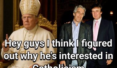 Well we know he isn't interested in the job for spiritual reasons