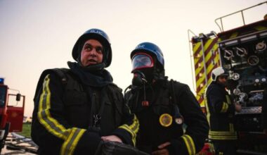 Shahed drone attack: debris falls in Kyiv, fire breaks out