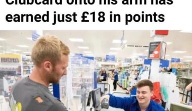 Man enjoys his clubcard points 😂