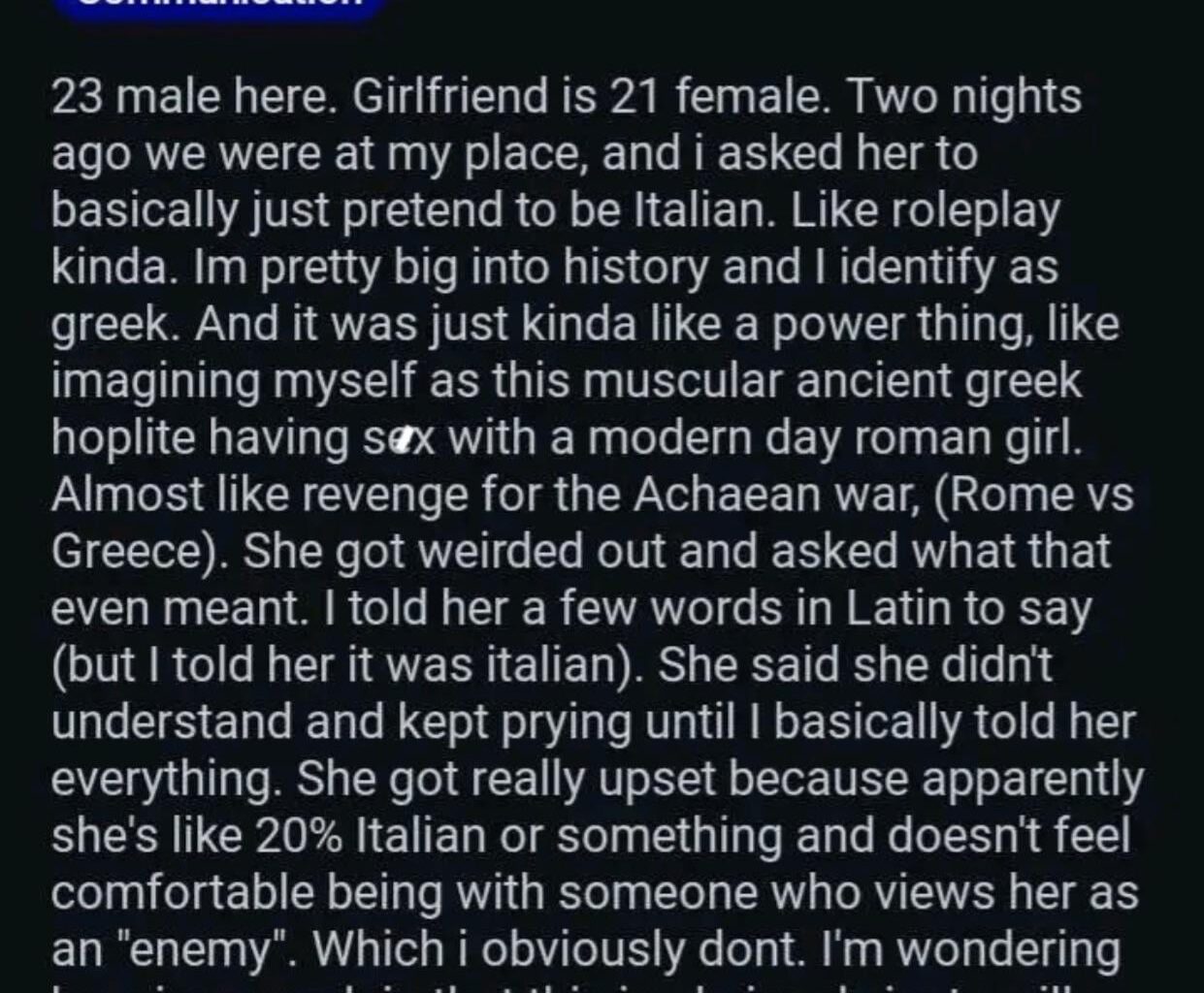 What the fuck did I read?
