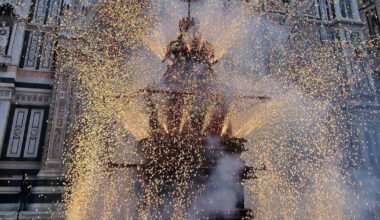 Watch How the “Explosion of the Cart” Tradition Happens in Italy