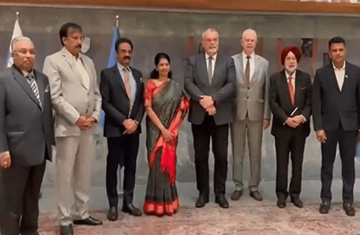 Kanimozhi-led team meets Slovenian leaders, reaffirms India’s stance