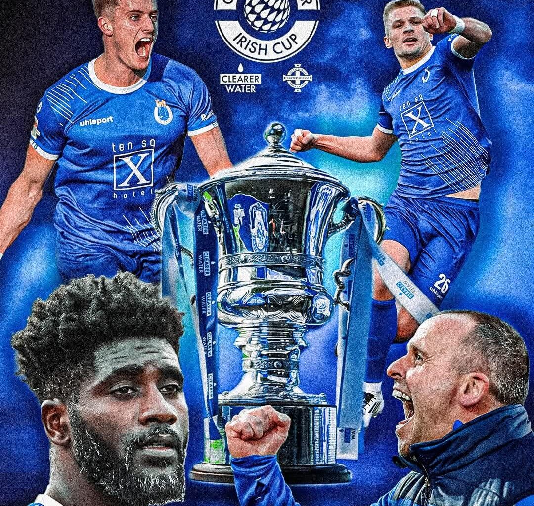 Dungannon Swifts win the 24/25 Irish Cup