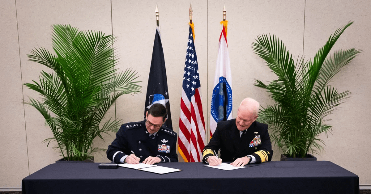 NGA, Space Force Ink Agreement on Tactical SRT Program