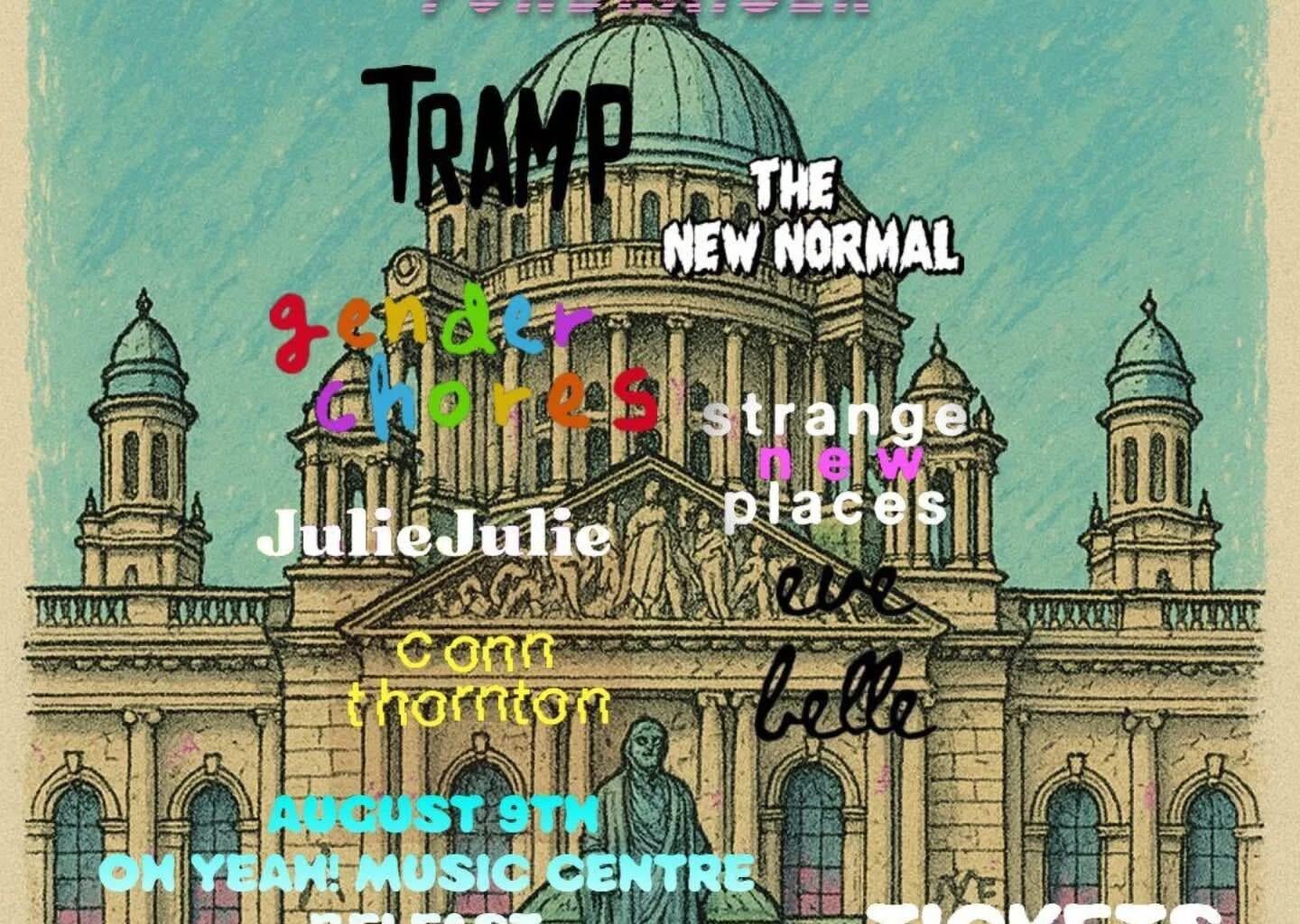 Hey guys, so a whole bunch of local acts are getting together in August to raise funds for TransPrideNI.