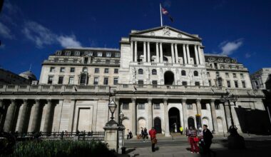 The Bank of England. Pic: AP