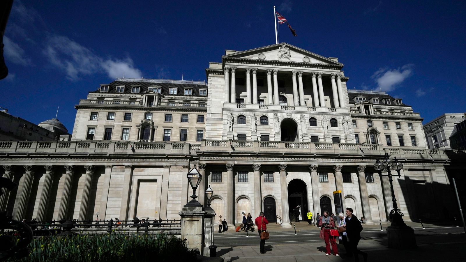 The Bank of England. Pic: AP