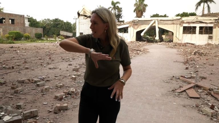 Aftermath of Indian missile attak on mosque in Pakistan