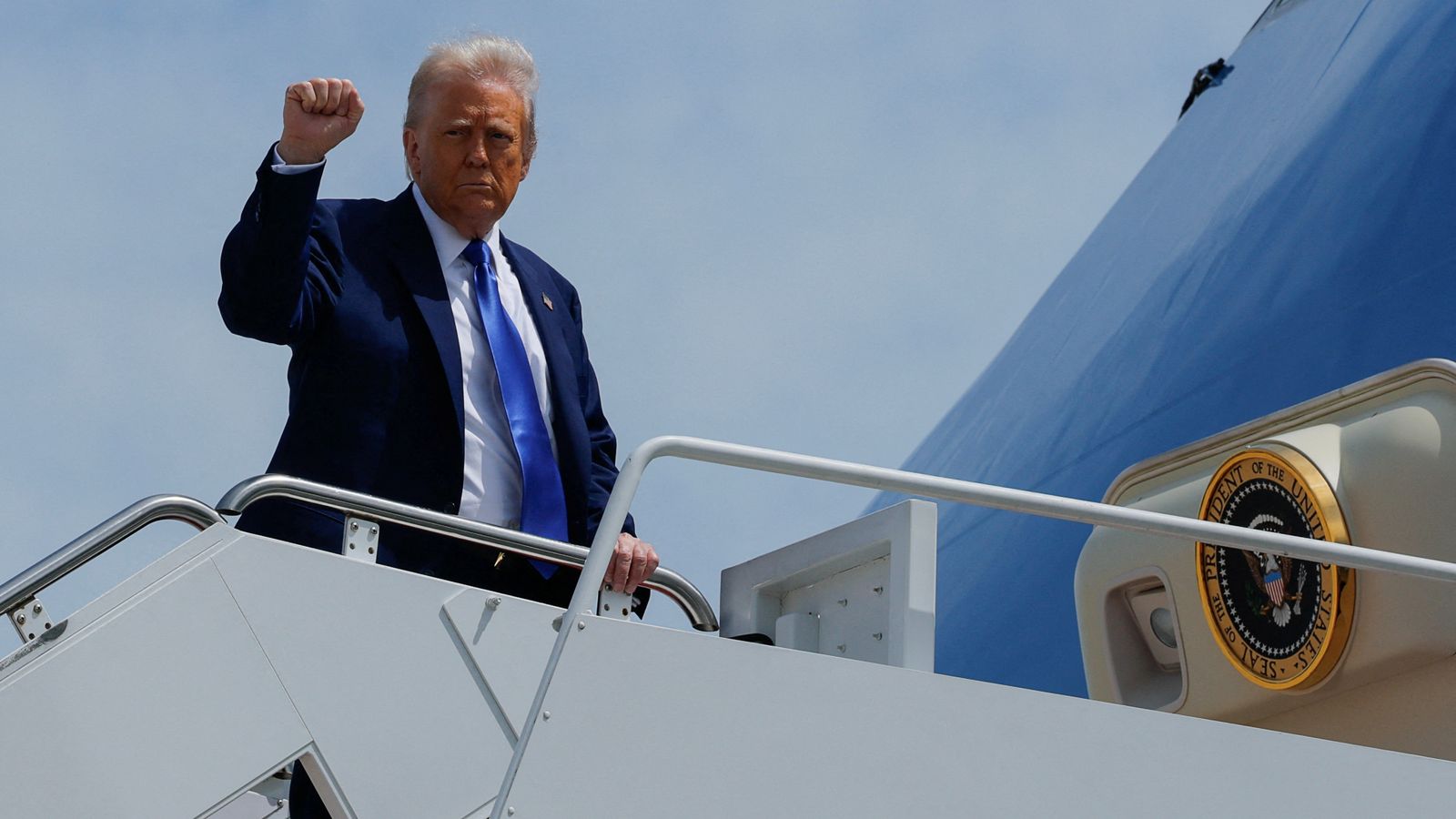 Trump latest: US president attacks Europe as he hails China 'reset' before departing on pivotal Middle East tour | US News