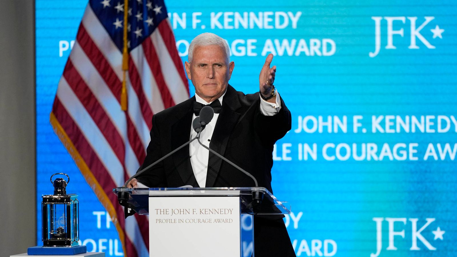 Former Vice President Mike Pence. Pic: AP