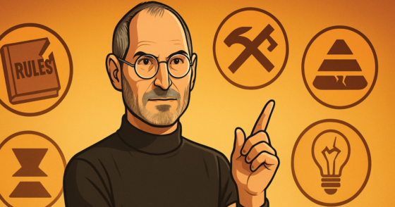 Steve Jobs says the most creative people usually break 5 conventional rules