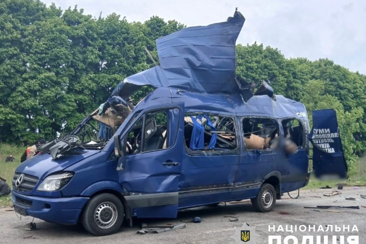 Ukraine-Russia war latest: Mother, father and daughter among nine killed in Russian bus strike, says Zelensky