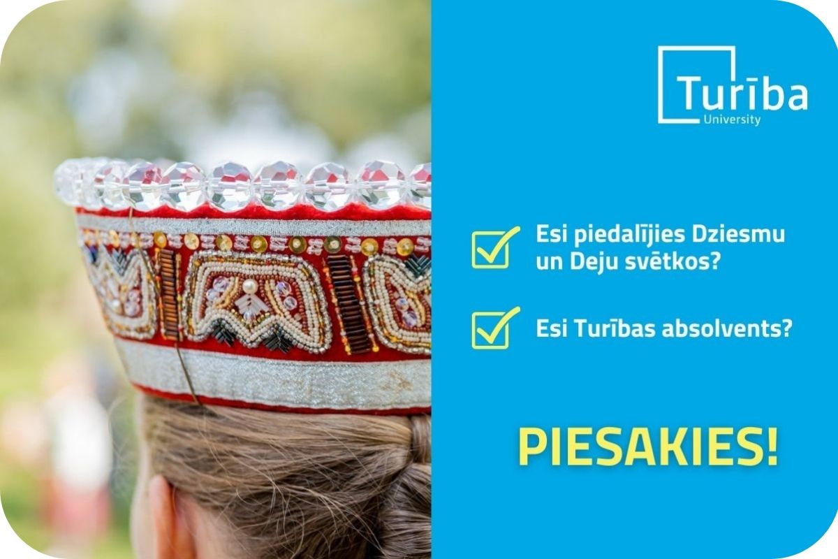 Turības absolventus aicina dalīties ar Dziesmusvētku stāstiem - Jaunumi