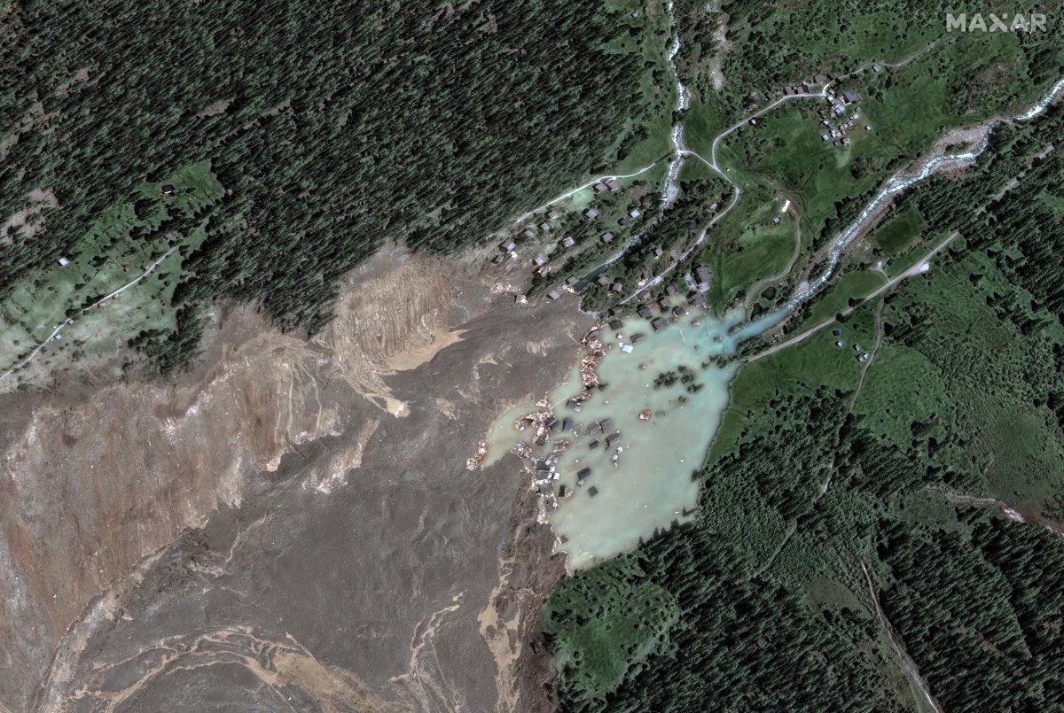 Switzerland Satellite Glacier