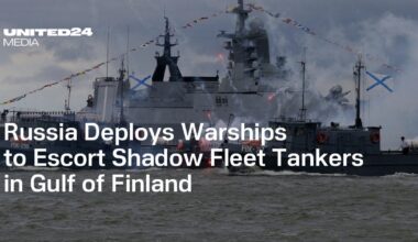 Russia Deploys Warships to Escort Shadow Fleet Tankers in Gulf of Finland
