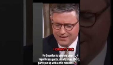 Mike Johnson admitting that Trump has no clue what he’s signing