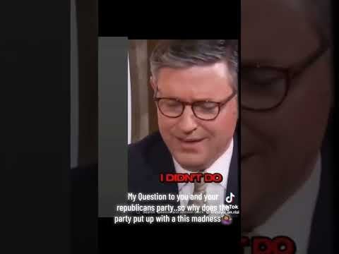 Mike Johnson admitting that Trump has no clue what he’s signing