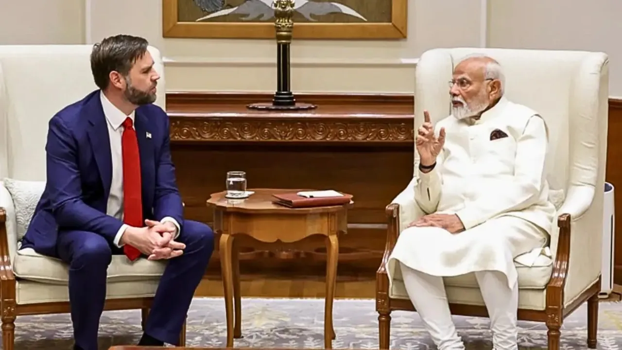  PM Modi, US Vice President JD Vance Photograph: (ANI) 