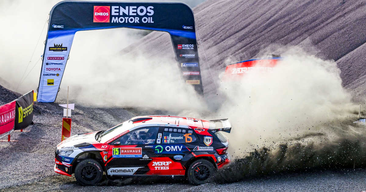 Tempestini on an ERC super special charge in Sweden