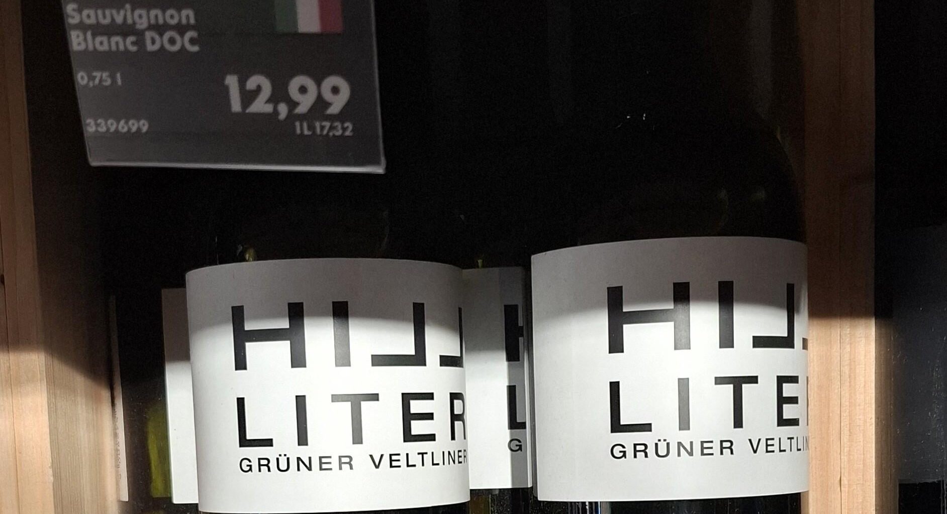 Saw this wine bottle in Salzburglerland. Is it just me or...