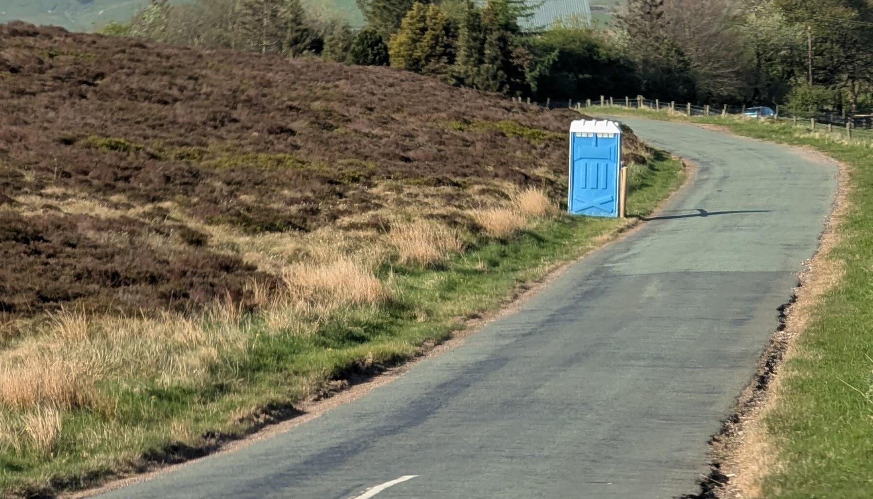 Spotted this Portaloo in the Peak District. Behold: The TURDIS.