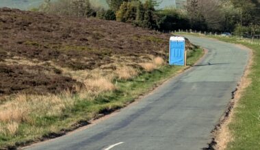Spotted this Portaloo in the Peak District. Behold: The TURDIS.