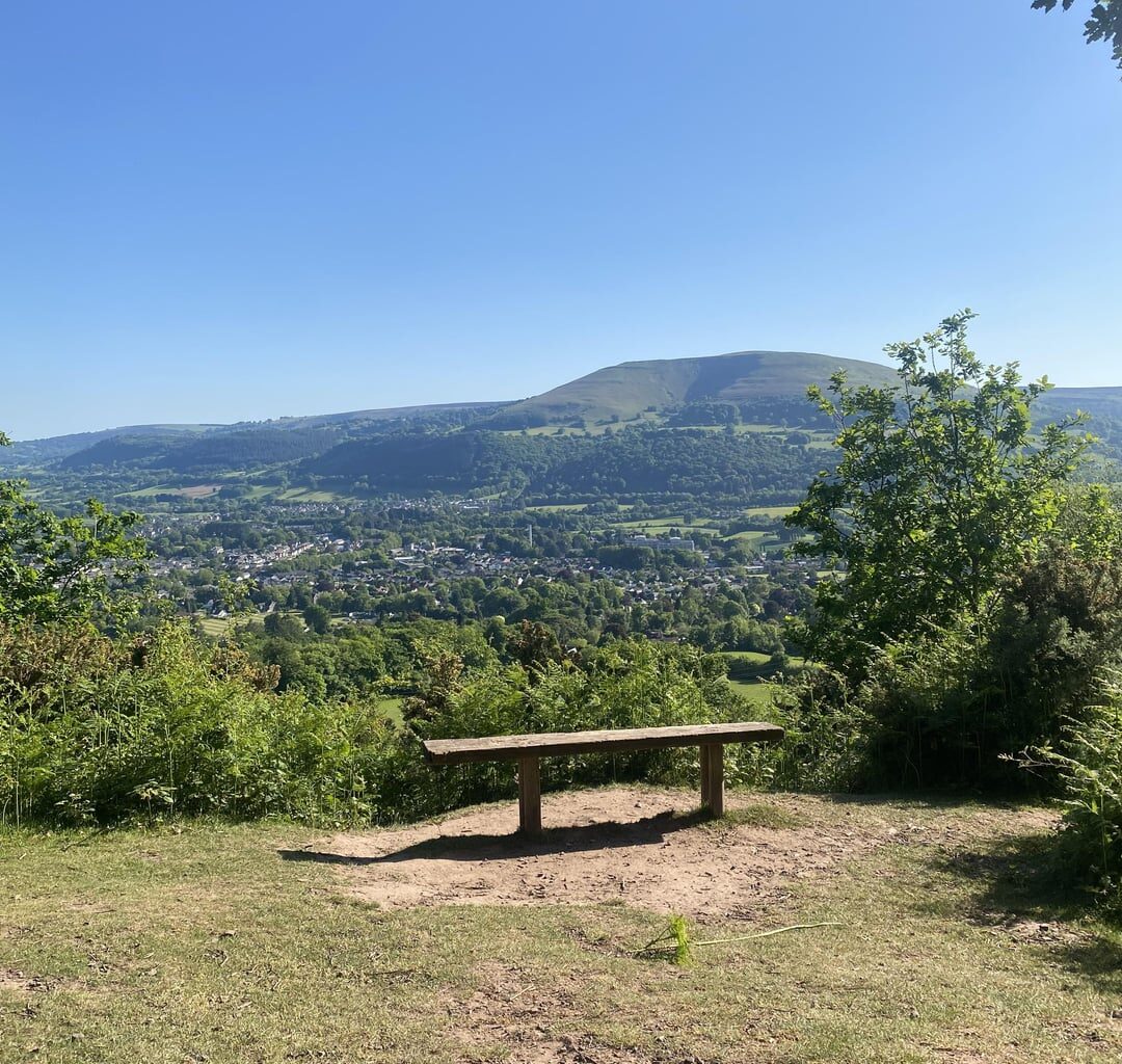 The Deri mountain, Abergavenny
