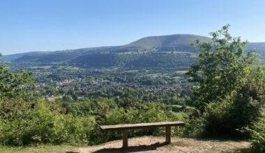 The Deri mountain, Abergavenny