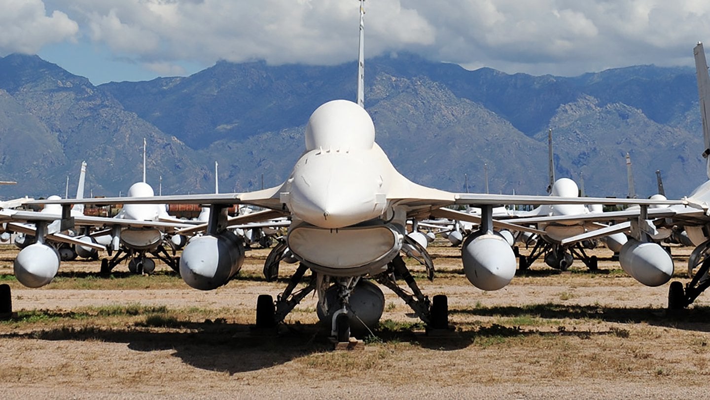 F-16s Pulled From U.S. Boneyard Are Being Delivered To Ukraine For Spare Parts. The U.S. had not committed to giving Ukraine its F-16s, but images of the type being flown out of Arizona on a Ukrainian An-124 began circulating last week.
