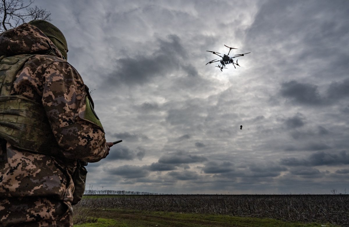 Ukrainian drone operato