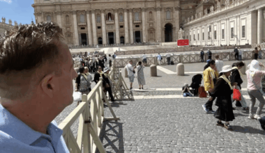 Former USD professor watches papal history unfold at Vatican