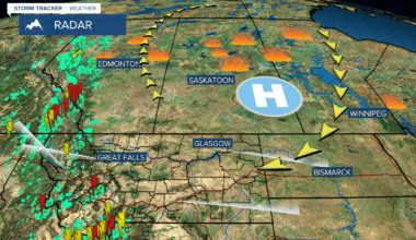 Storms & Canadian Wildfires